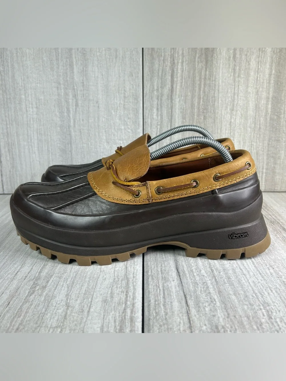 Polo Country Logan Ralph Lauren AR Lug Slip On Leather Duck Shoe Men’s Size 10